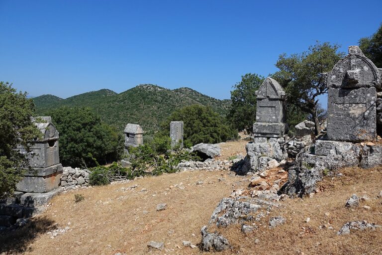 Ruins of the ancient city of Apollonia