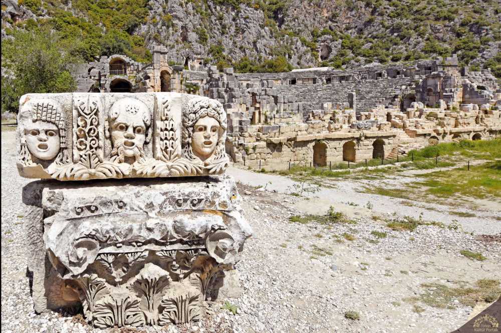 Myra antik kenti genel gorunum