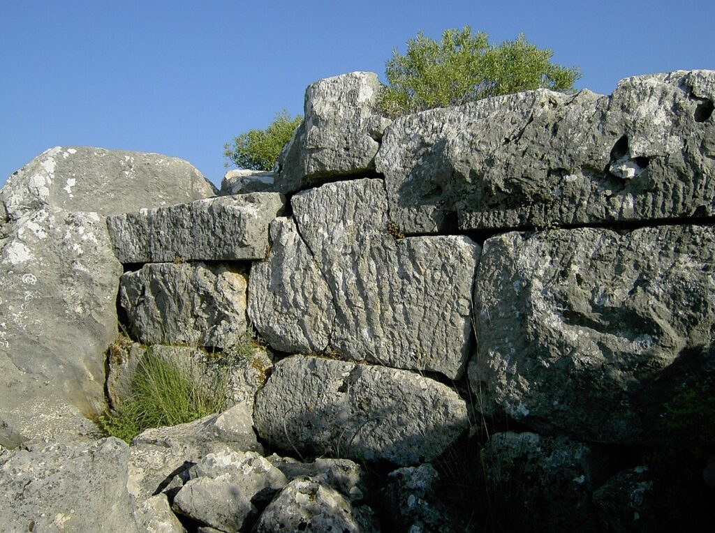 Ruins and architectural fragments of Arsada Ancient City.