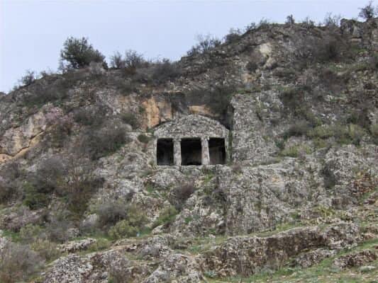 Ruins of Dikmen Tepe, ancient city of Boubon