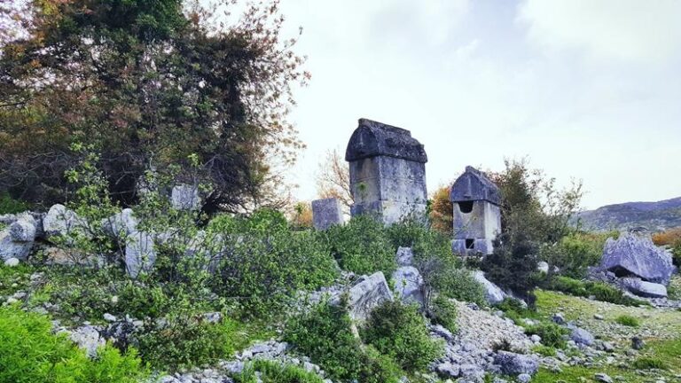Image of the necropolis of Istlada Ancient City.
