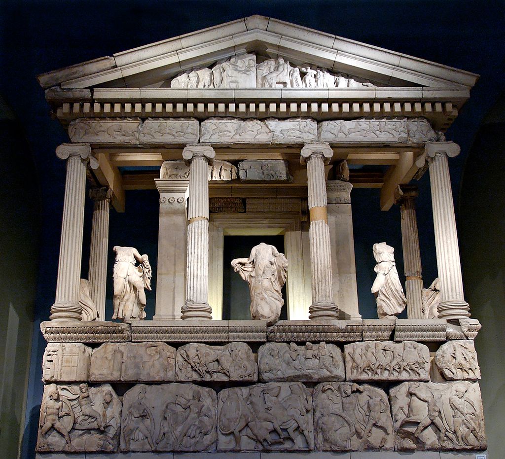 A historical artifact taken from Xanthos (Arnna) and exhibited in the British Museum.